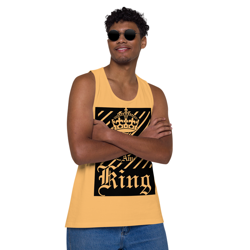 I am King Men’s premium tank top
