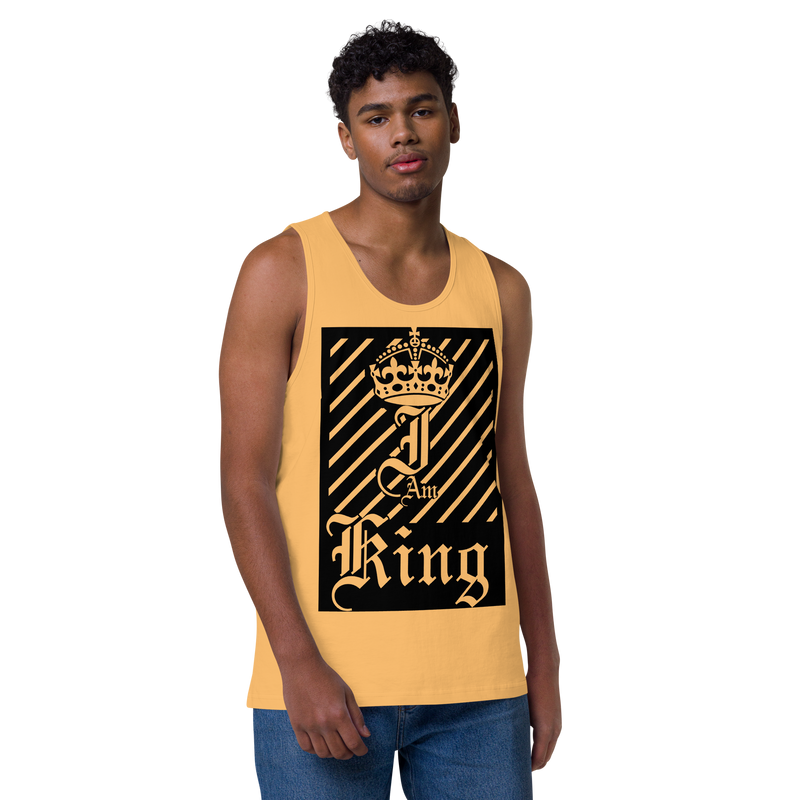 I am King Men’s premium tank top