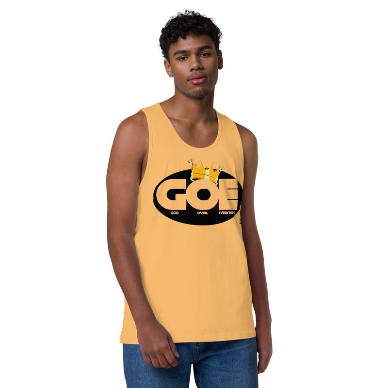 God Over Everything Design Men’s Premium Tank Top