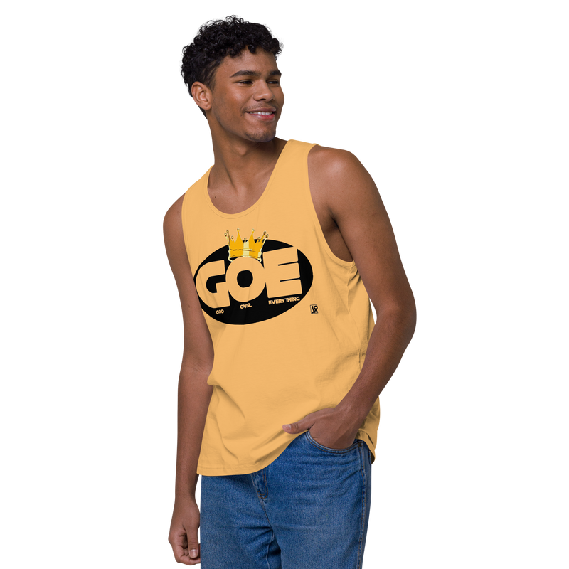 God Over Everything Design Men’s Premium Tank Top