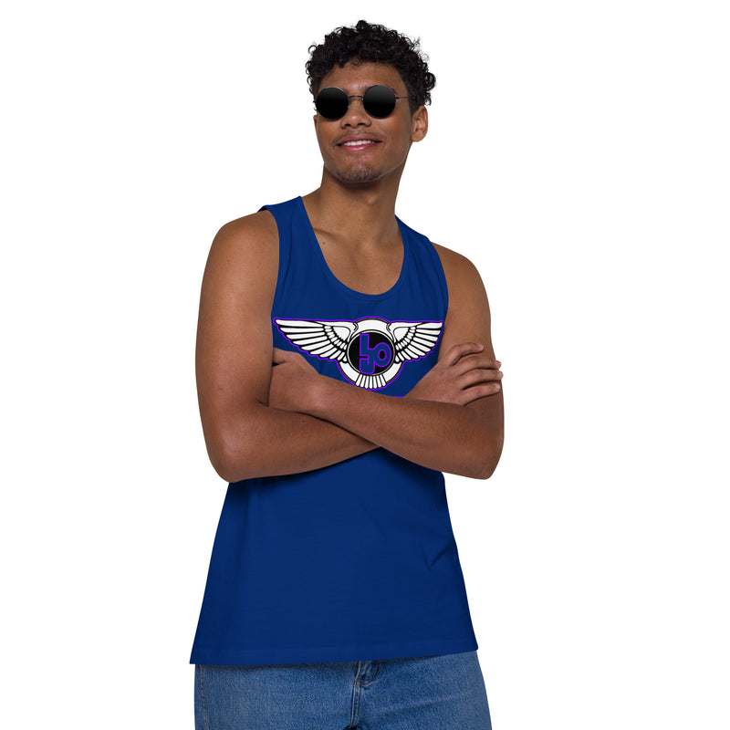 Lion Of Judah Purple Design logo Men’s premium tank top