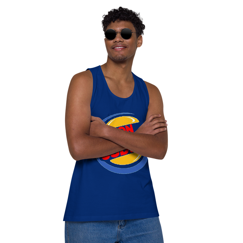 Lion Of Judah (BK) Burger King Spinoff Design Men’s premium tank top