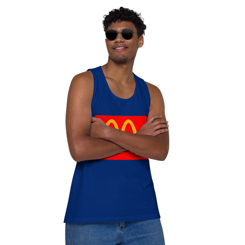 Lion Of Judah Mc Donald's Spinoff Design Men’s premium tank top