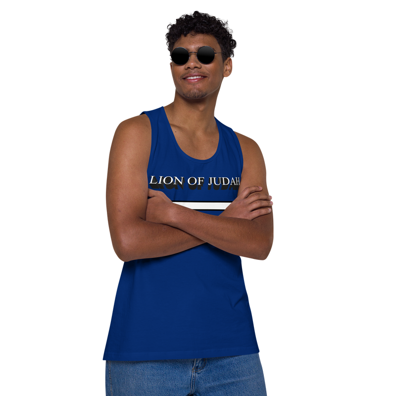 Lion Of Judah Brand Men’s premium tank top