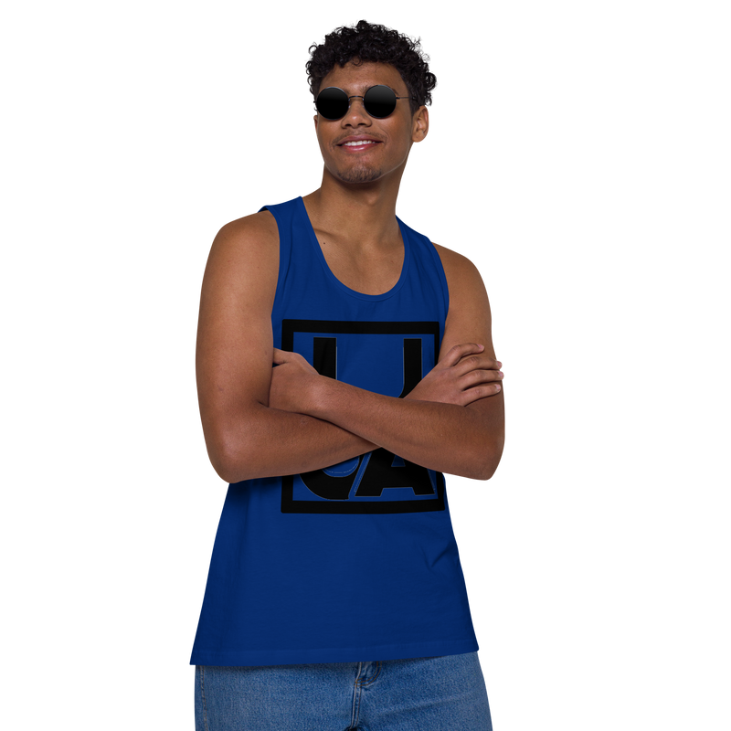 Lion Of Judah Apparel Black new logo Men’s Premium Tank Top