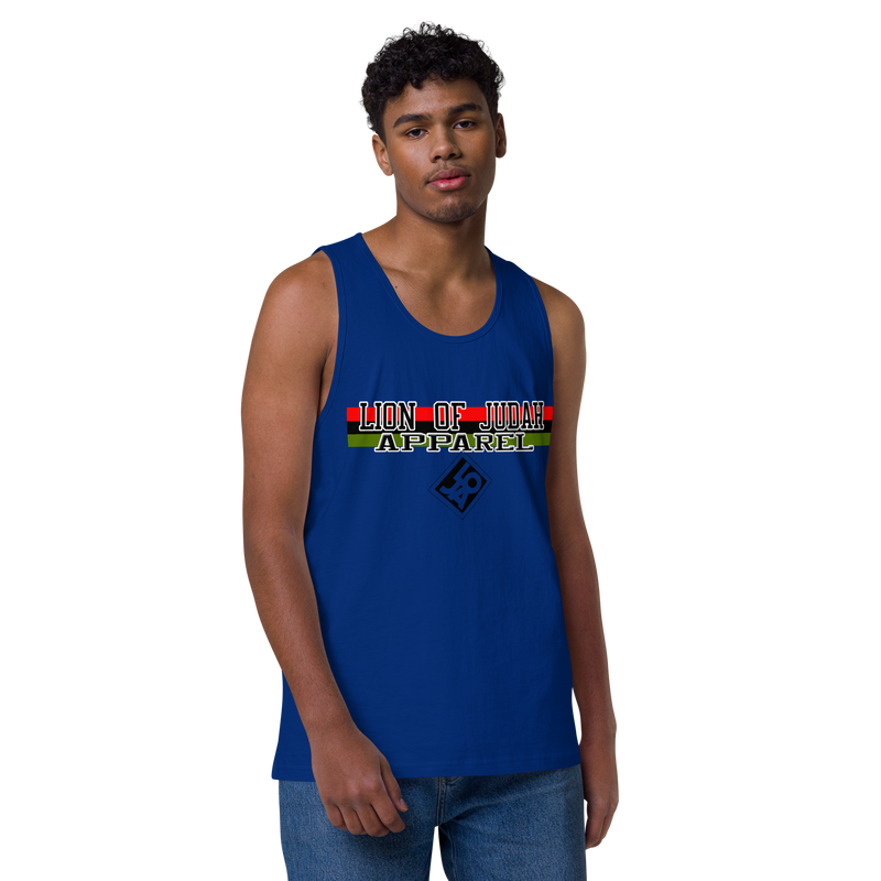 Lion Of Judah Apparel Brand Design Men’s premium tank top