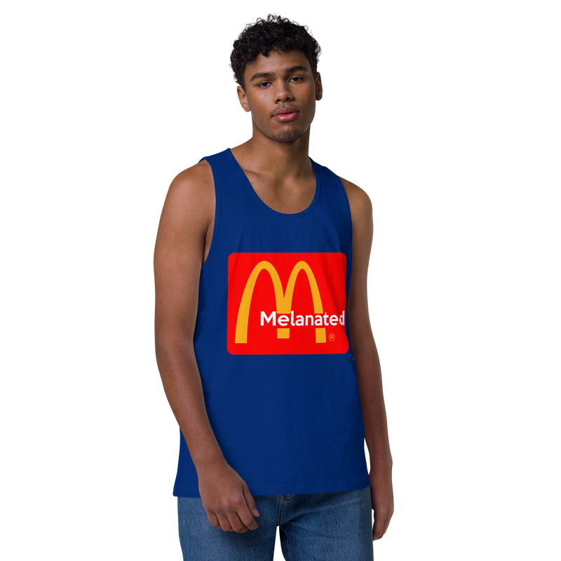 Lion Of Judah Mc Donald's Spinoff Design Men’s premium tank top