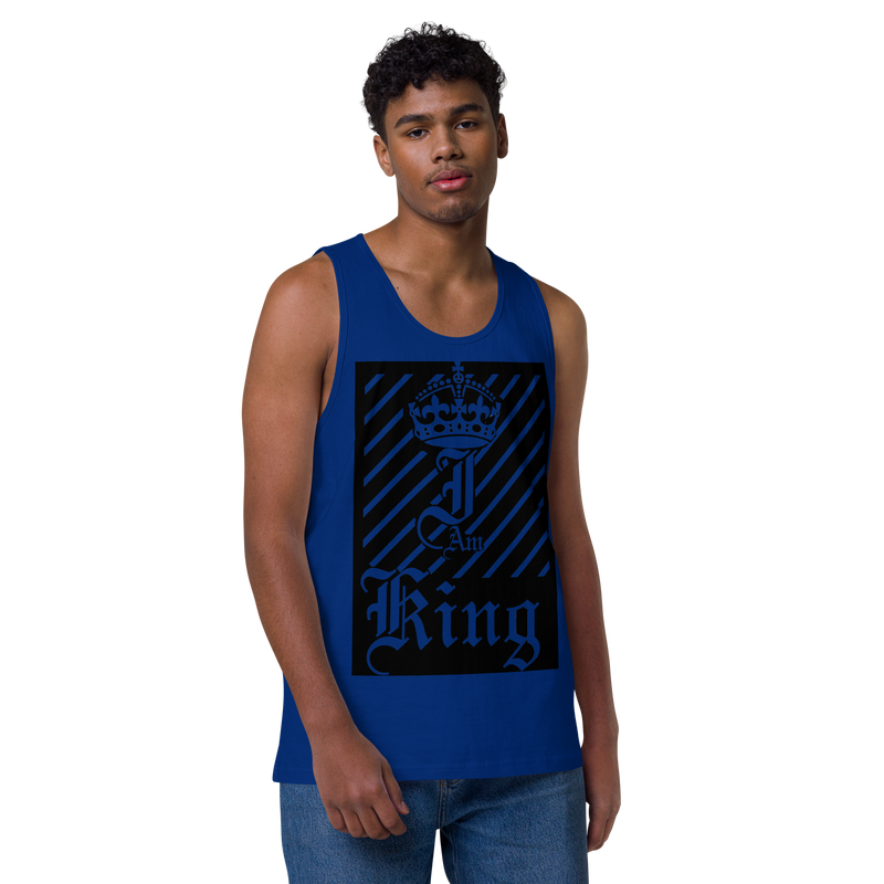 I am King Men’s premium tank top