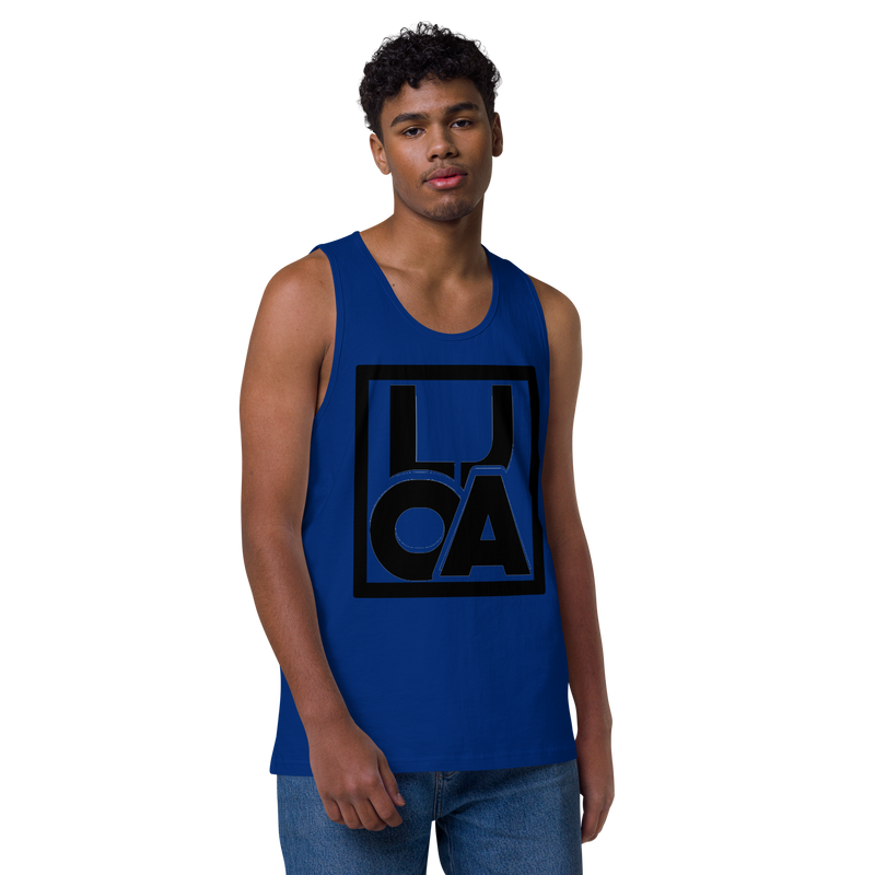 Lion Of Judah Apparel Black new logo Men’s Premium Tank Top