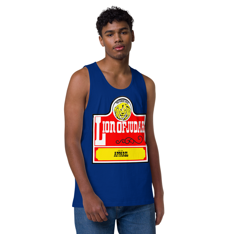 Lion Of Judah Spinoff of  Wendy's Men’s Premium Tank Top