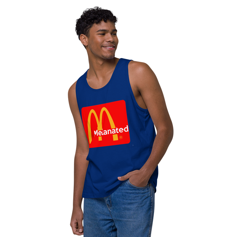 Lion Of Judah Mc Donald's Spinoff Design Men’s premium tank top