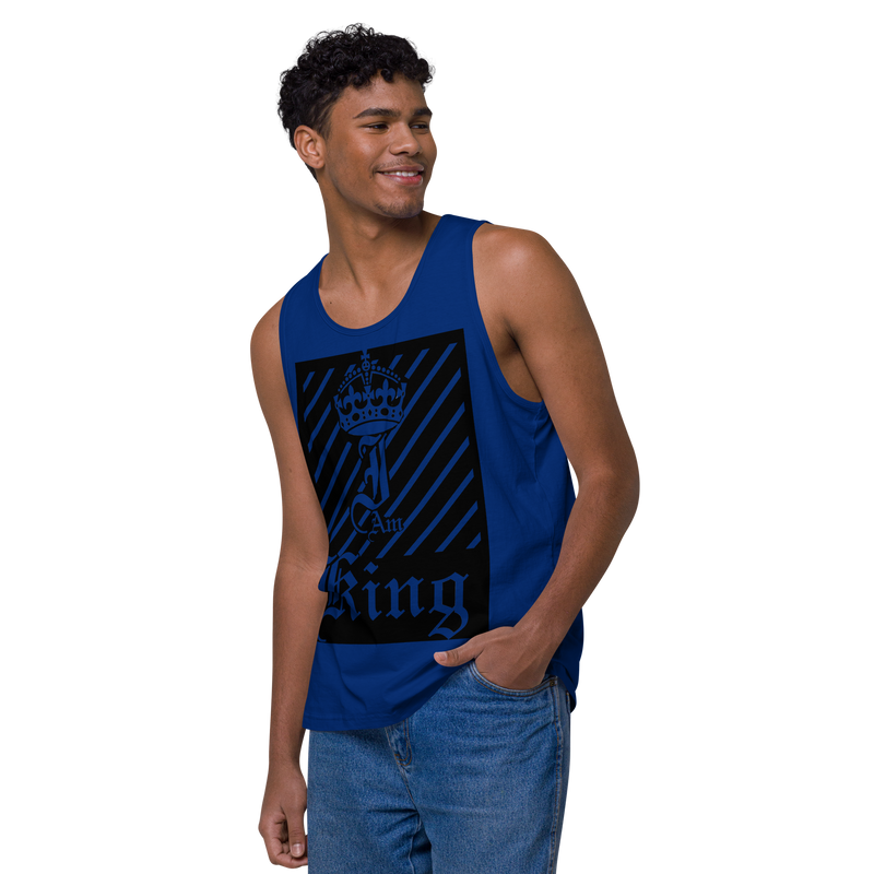 I am King Men’s premium tank top