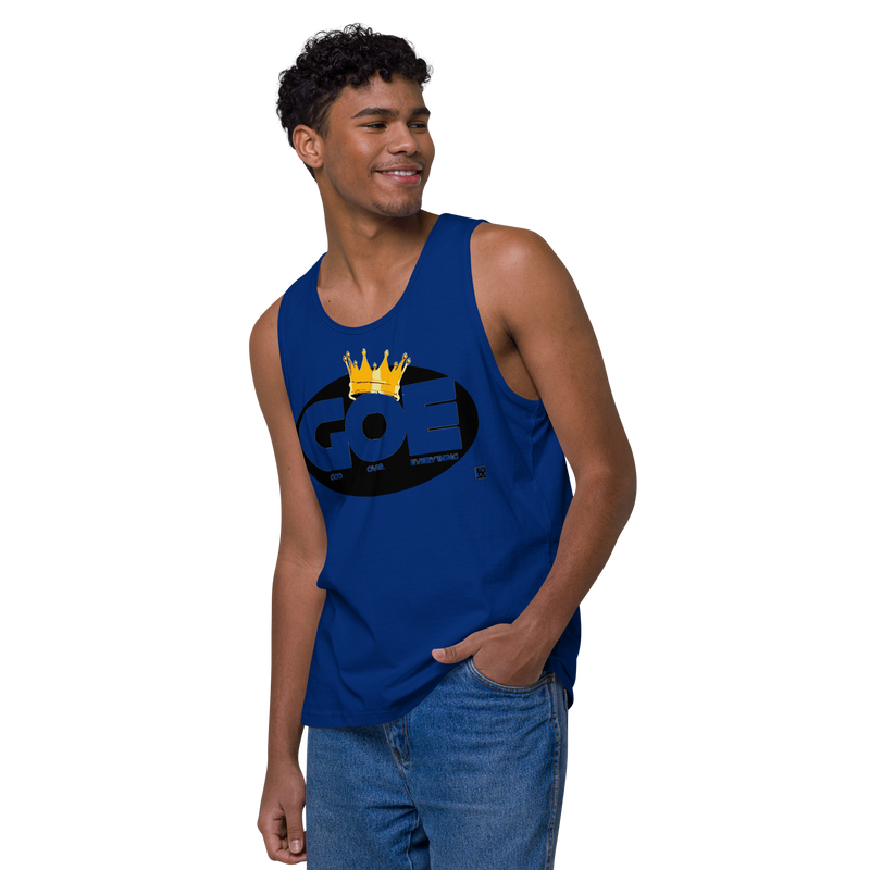 God Over Everything Design Men’s Premium Tank Top