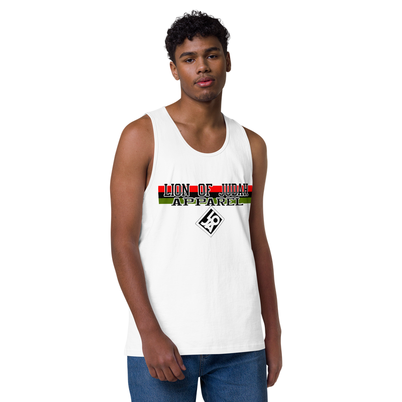 Lion Of Judah Apparel Brand Design Men’s premium tank top