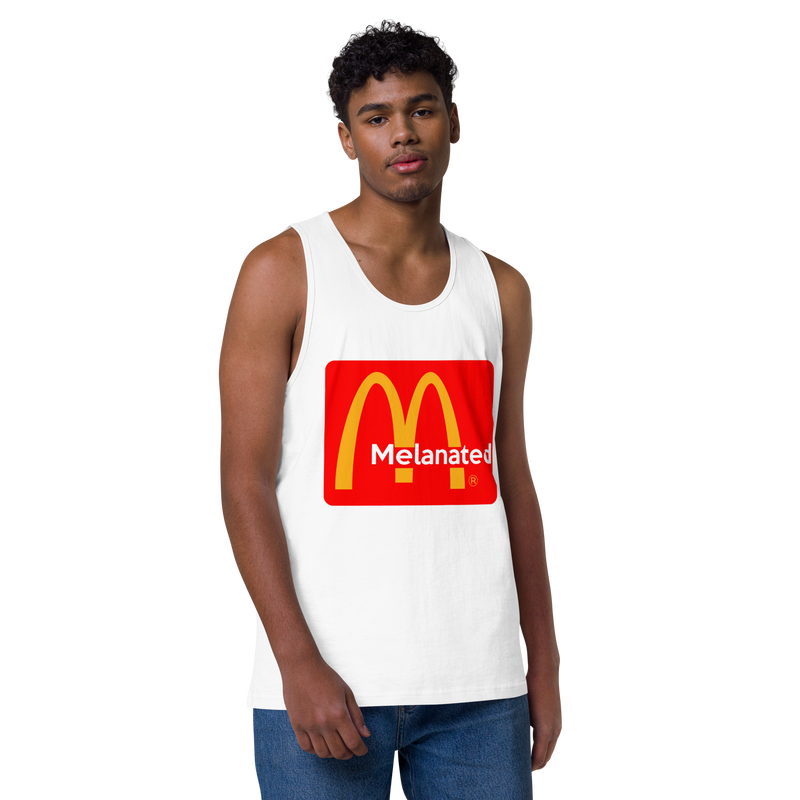 Lion Of Judah Mc Donald's Spinoff Design Men’s premium tank top