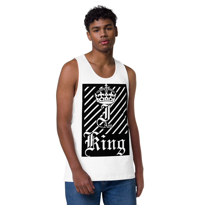 I am King Men’s premium tank top