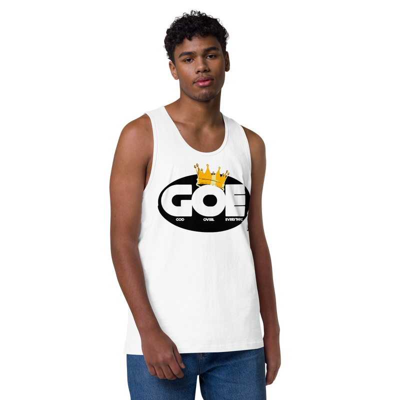 God Over Everything Design Men’s Premium Tank Top