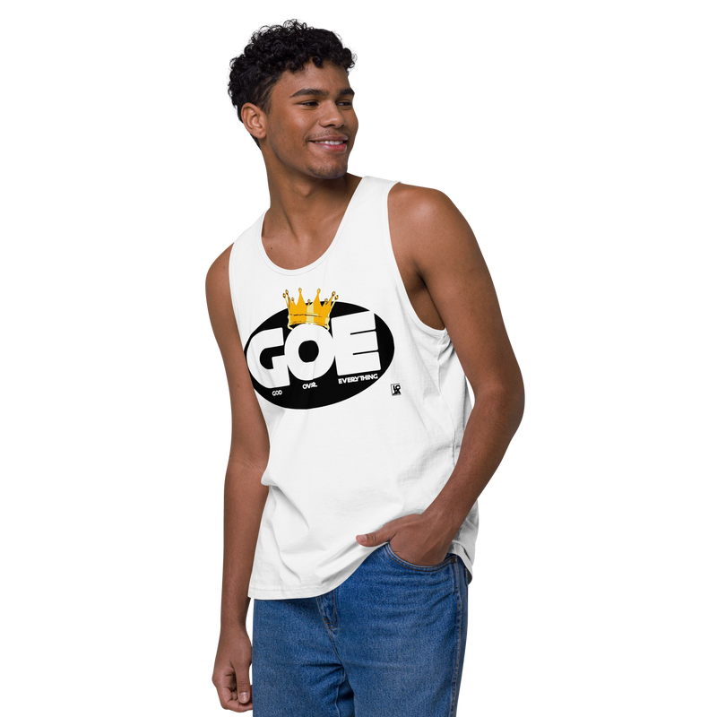 God Over Everything Design Men’s Premium Tank Top
