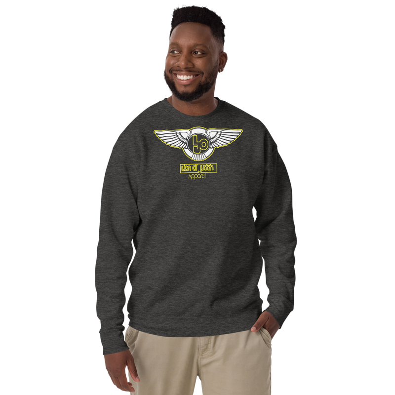 Lion Of Judah Wingz Yellow logo Unisex Fleece Pullover