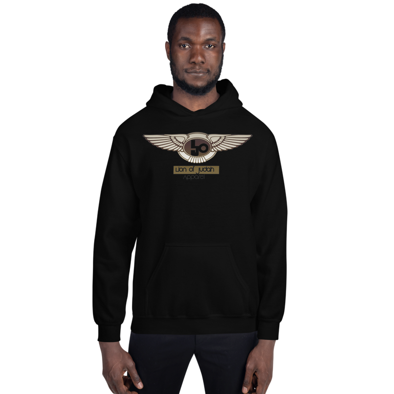 Lion Of Judah Wingz Bronze logo Unisex Hoodie