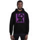 Royal King Purple Lion Of Judah Apparel Logo Unisex Hoodie