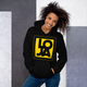 Lion Of Judah Apparel Logo High Energy bright Sun Star Yellow Unisex Hoodie