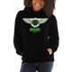 Lion Of Judah Wingz Green logo Unisex Hoodie