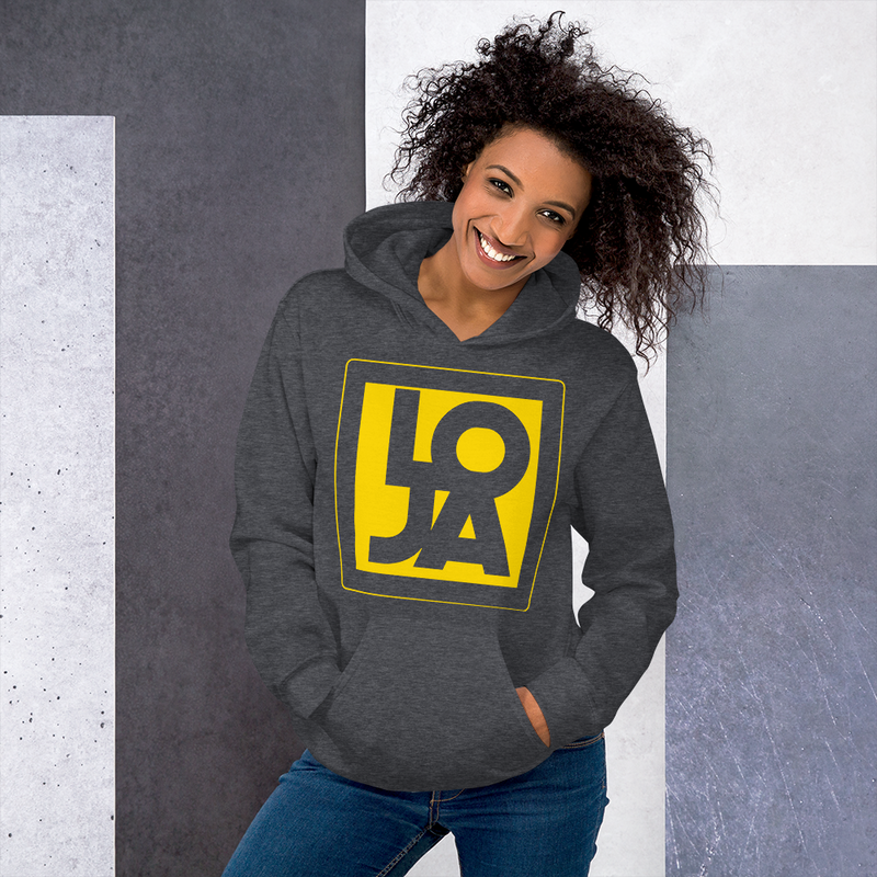 Lion Of Judah Apparel Logo High Energy bright Sun Star Yellow Unisex Hoodie