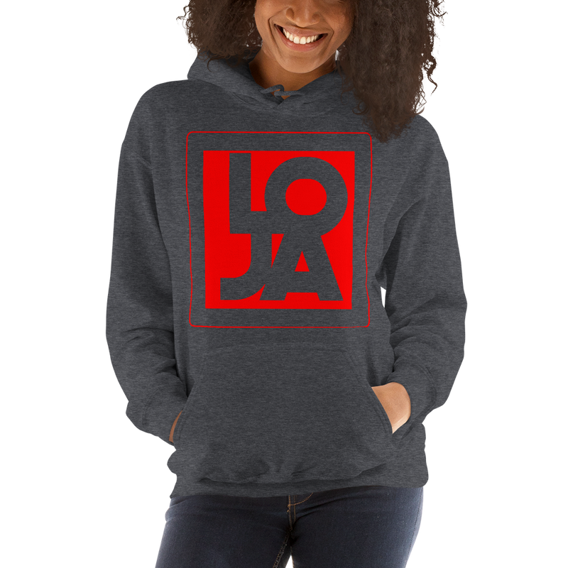 Lion Of Judah Apparel Logo Fire Engine Red Unisex Hoodie