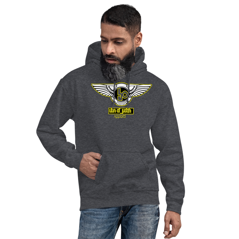Lion Of Judah Wingz Yellow logo Unisex Hoodie