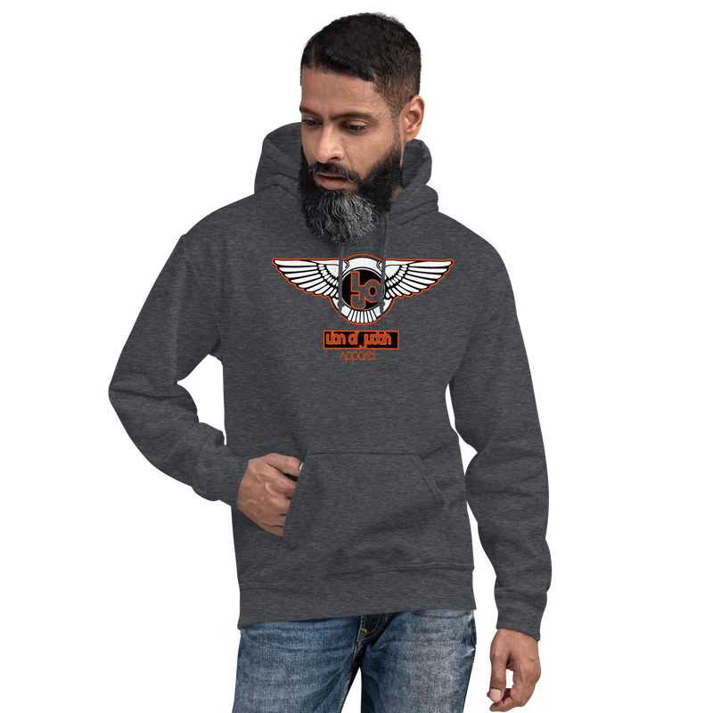 Lion Of Judah Orange Logo Unisex Hoodie