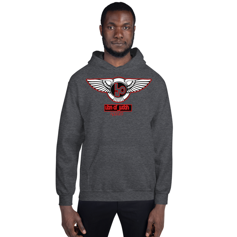 Lion Of Judah Blood Red logo Unisex Hoodie