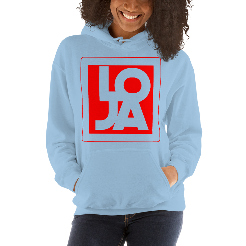 Lion Of Judah Apparel Logo Fire Engine Red Unisex Hoodie