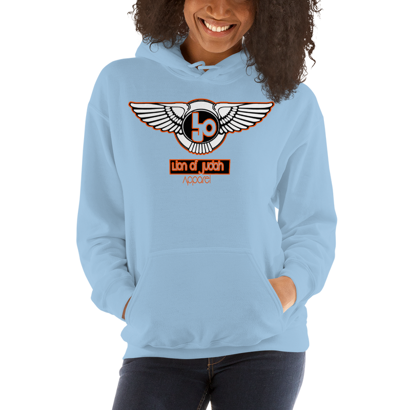 Lion Of Judah Orange Logo Unisex Hoodie
