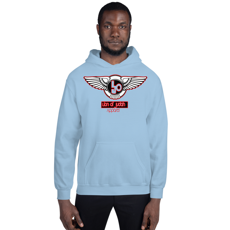 Lion Of Judah Blood Red logo Unisex Hoodie