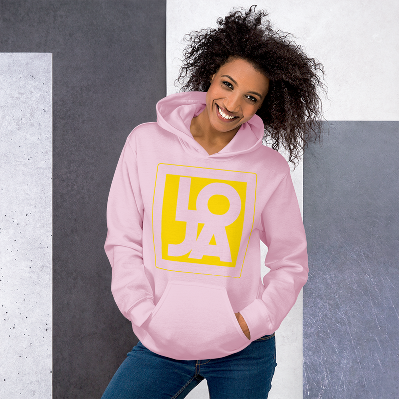 Lion Of Judah Apparel Logo High Energy bright Sun Star Yellow Unisex Hoodie