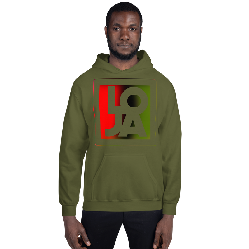 REd BlacK GreeN Lion Of Judah Apparel Logo Unisex Hoodie