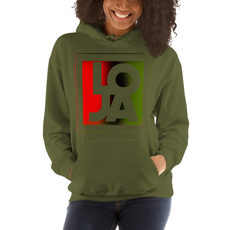 REd BlacK GreeN Lion Of Judah Apparel Logo Unisex Hoodie