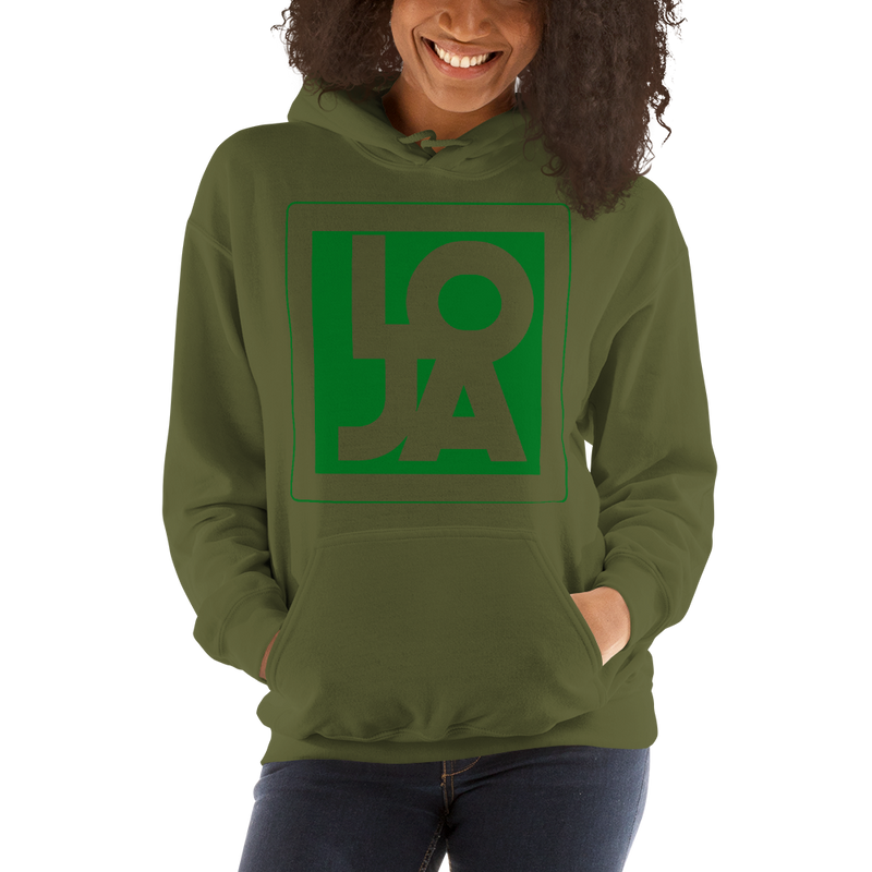 Lion Of Judah Apparel Logo Green Frog Color Unisex Hoodie