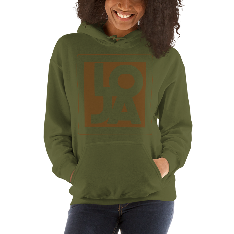 Lion Of Judah Apparel Logo Chocolate Brown Mocha Unisex Hoodie