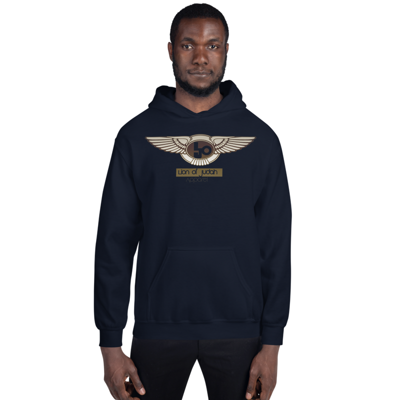 Lion Of Judah Wingz Bronze logo Unisex Hoodie