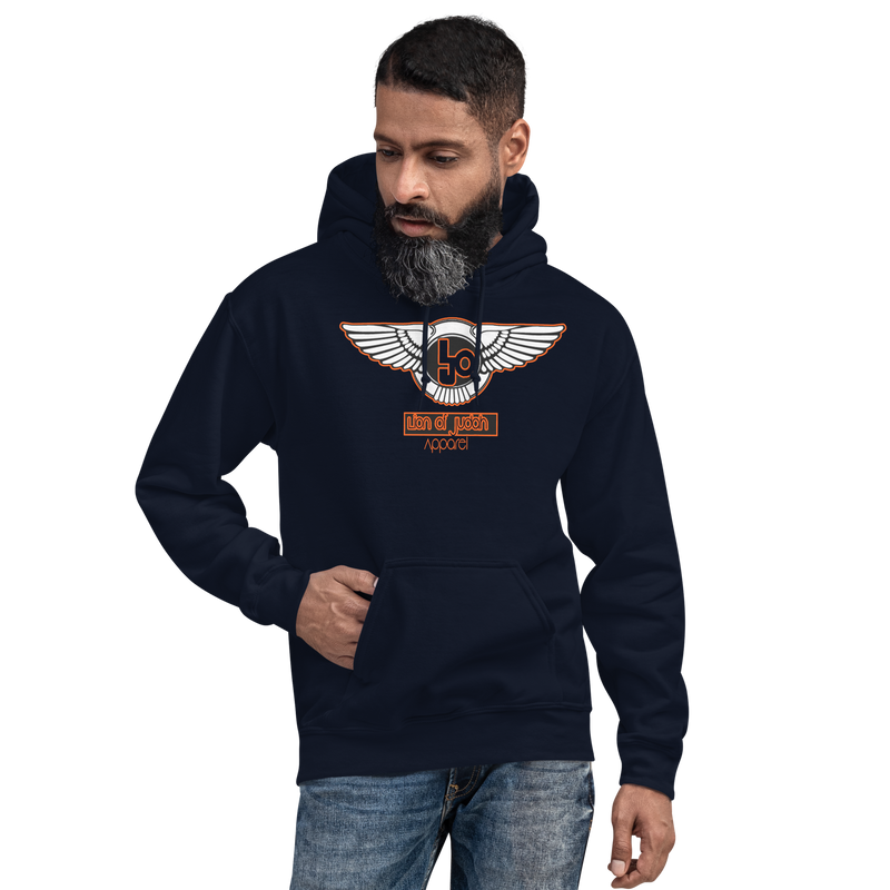 Lion Of Judah Orange Logo Unisex Hoodie