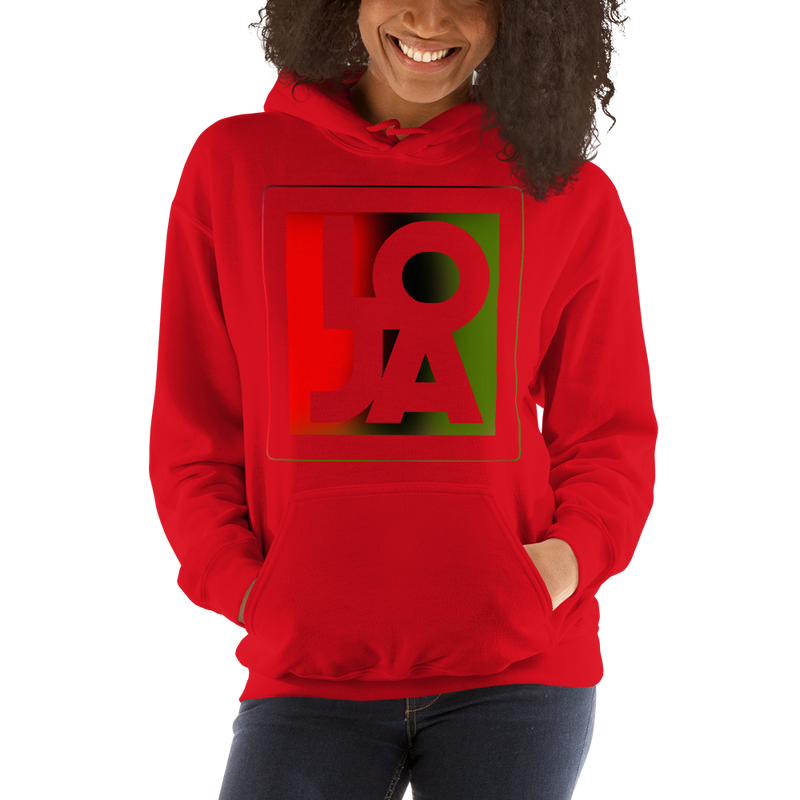 REd BlacK GreeN Lion Of Judah Apparel Logo Unisex Hoodie