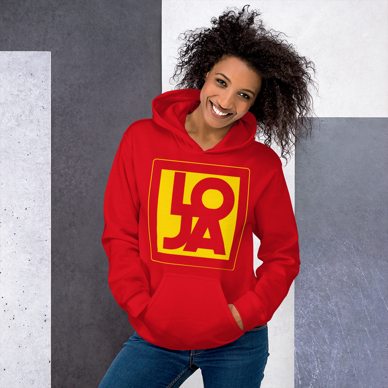 Lion Of Judah Apparel Logo High Energy bright Sun Star Yellow Unisex Hoodie