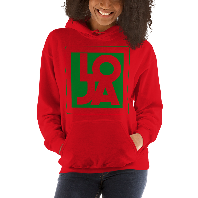 Lion Of Judah Apparel Logo Green Frog Color Unisex Hoodie