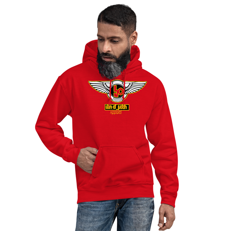 Lion Of Judah Wingz Yellow logo Unisex Hoodie