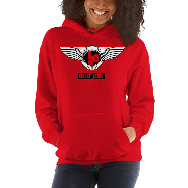 Lion Of Judah Blood Red logo Unisex Hoodie