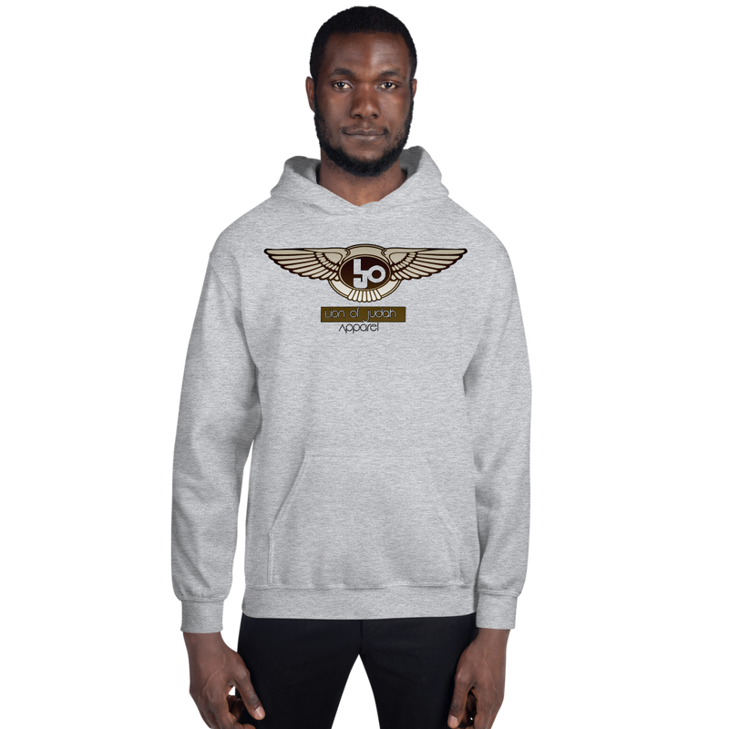 Lion Of Judah Wingz Bronze logo Unisex Hoodie
