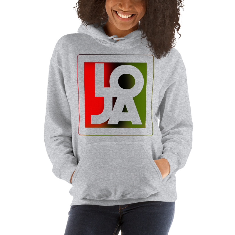 REd BlacK GreeN Lion Of Judah Apparel Logo Unisex Hoodie