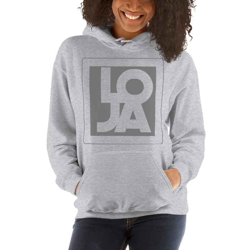 Space Grey Lion Of Judah Apparel Logo Unisex Hoodie